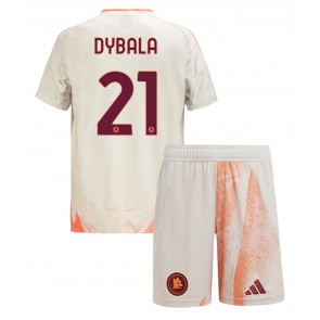 AS Roma Paulo Dybala #21 Gostujuci Dres za Dječji 2024-25 Kratak Rukavima (+ kratke hlače)